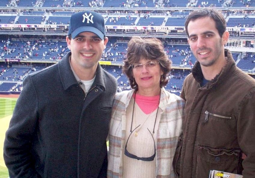 Twin sons & Me, Yankee Stadium