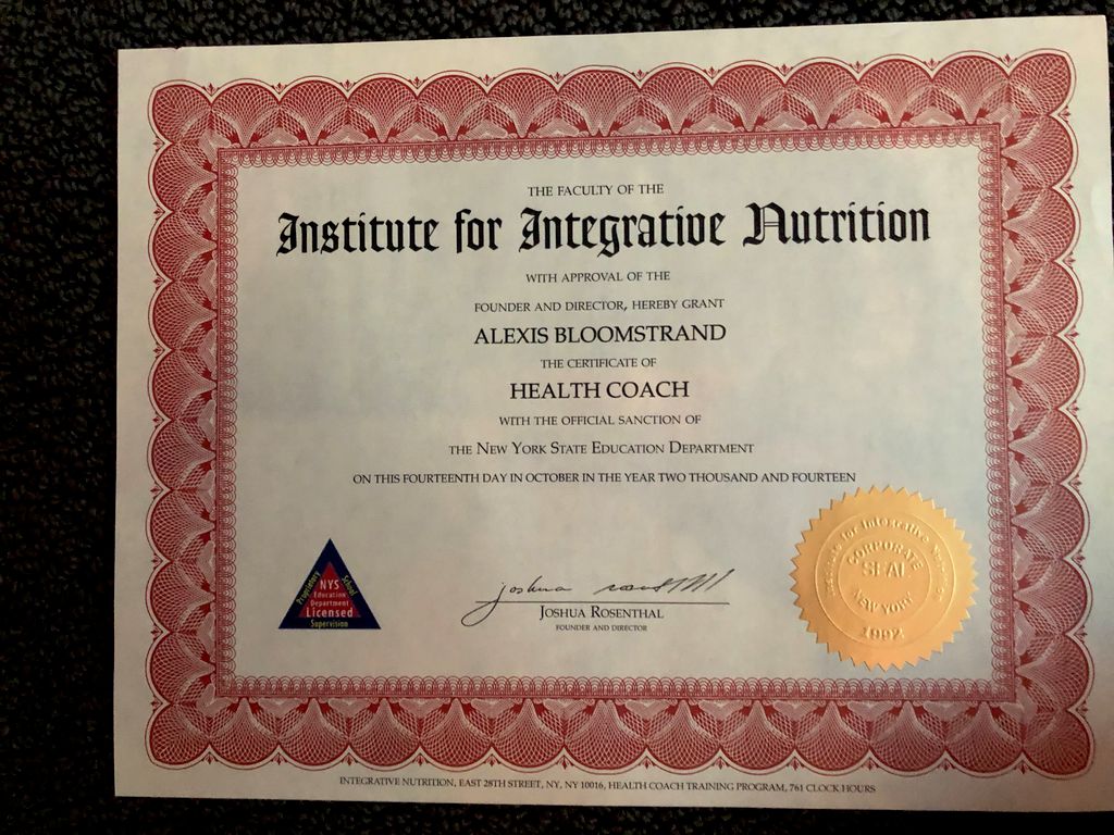 Health Coaching Certification 