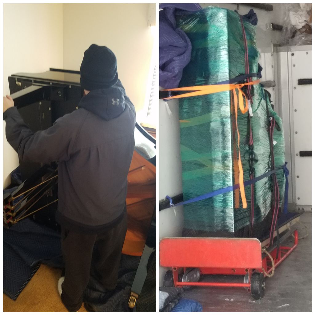 Another excellent baby grand piano move
