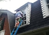 Detail cleaning of the window trim and sash are pa