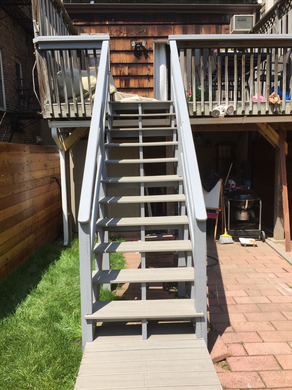 Painted deck