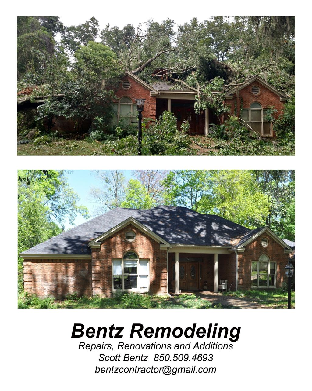 Storm damage repair