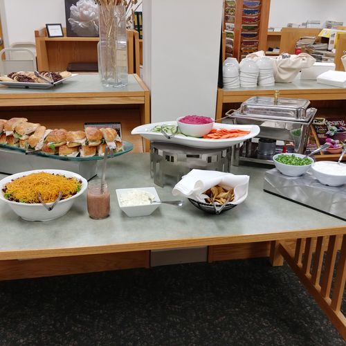 small buffet luncheon for 20 people