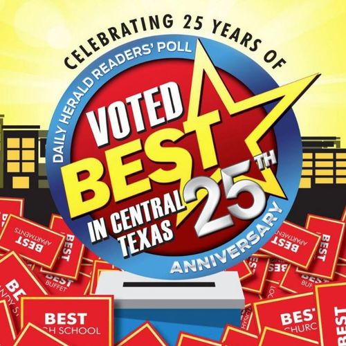  Voted "Best In Central Texas" 2019