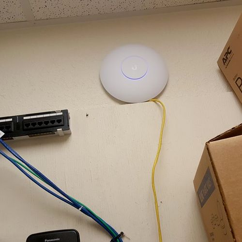 Setting up a UniFi secure wireless network for a h