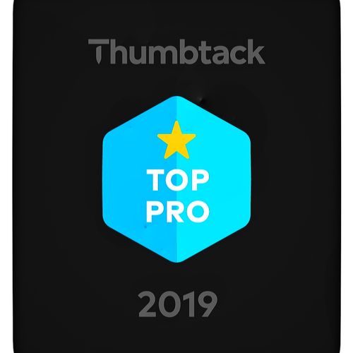1st Year on Thumbtack & Proud to be a Top Pro righ