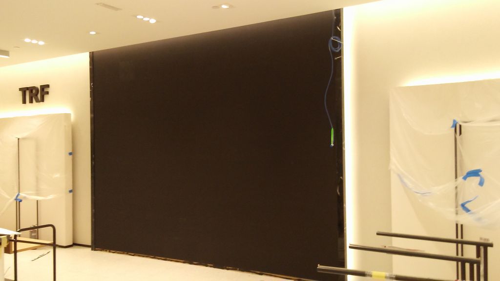 Finished LED SCREEN commercial install
