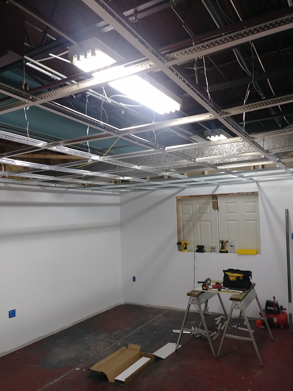 ceiling frame install