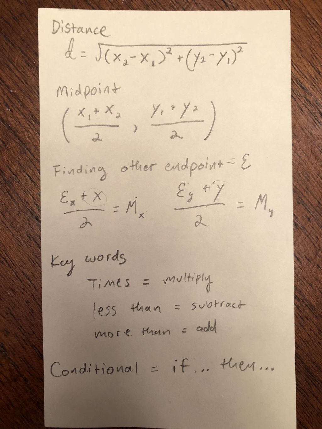 Helping a student with formulas