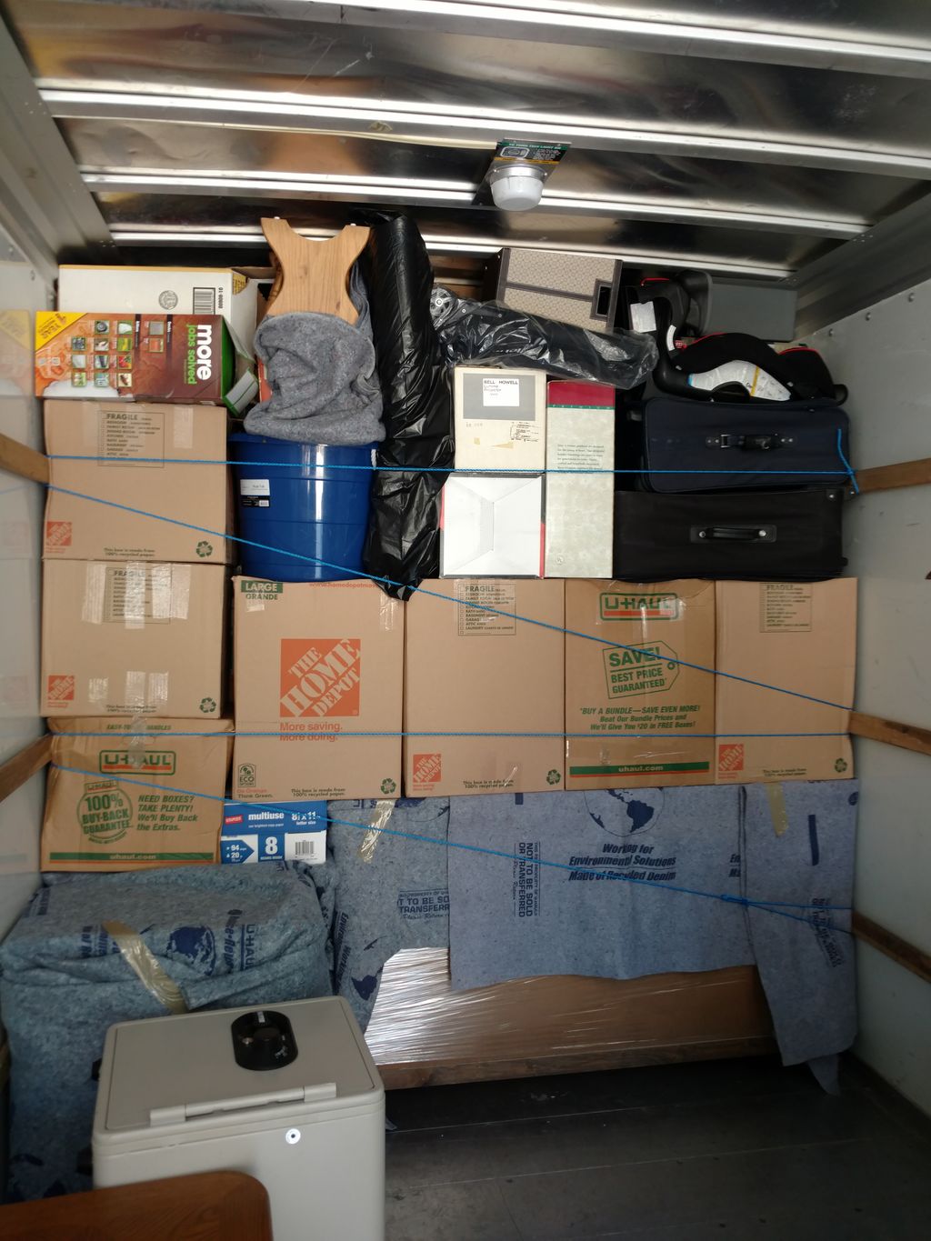 Loading for a one way move