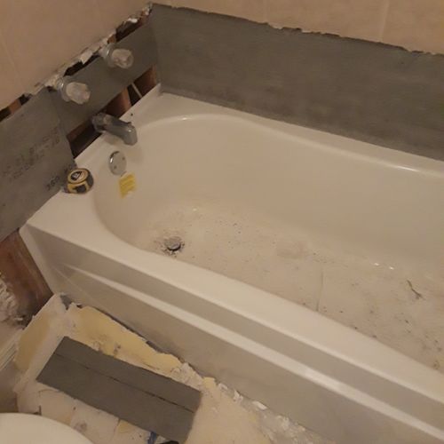 bathtub install
