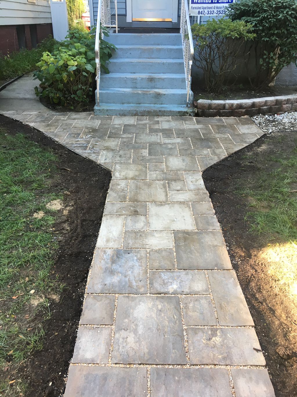 Stone walkway