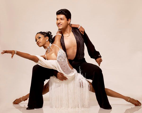 Priti Gupta-Udeshi in a cha cha pose