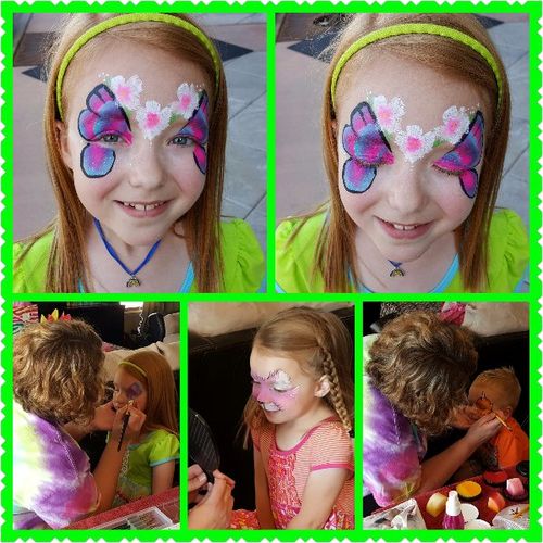Chrystal and her face painting talents made my dau