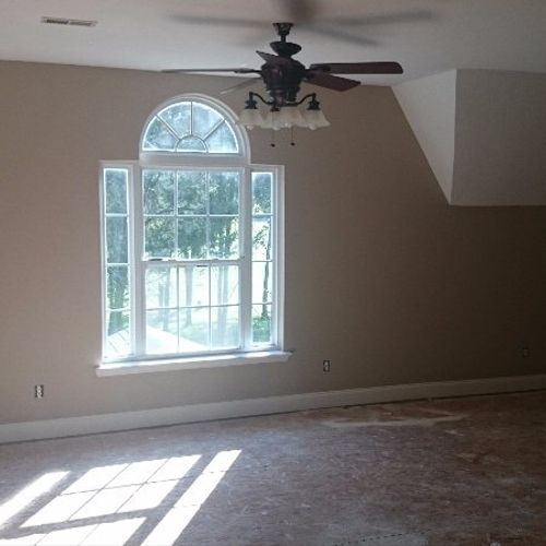 Needed ceilings painted in our nrw home before mov