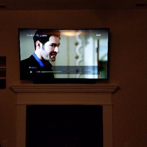 He did a great job mounting my tv and did exactly 