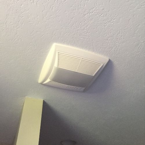 We needed a new fan installed in our guest bathroo