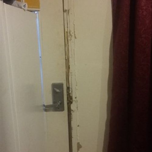 I needed repair to fix my door frame. My door fram