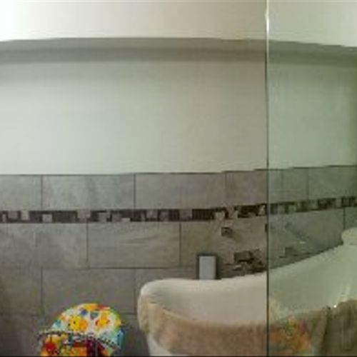 Full bathroom remodel down to studs. Quality is to