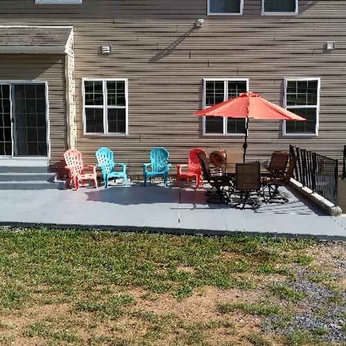 We enjoyed working with Cody. We had a patio added