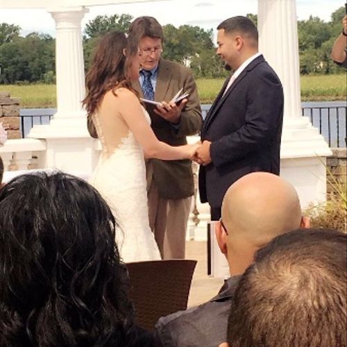 I couldn't ask for a better officiant!