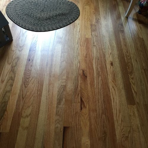 Our hardwood floors were worn out in certain areas