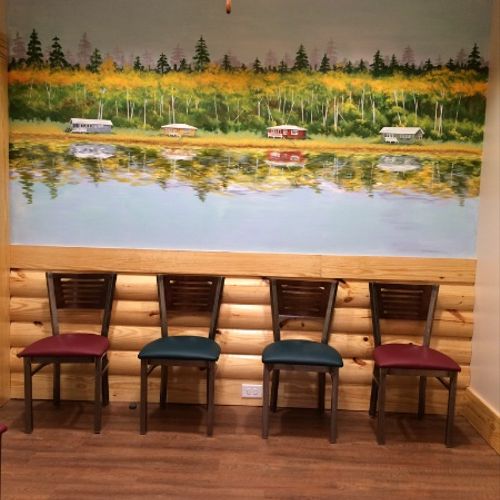 We wanted a mural painted for the waiting room in 