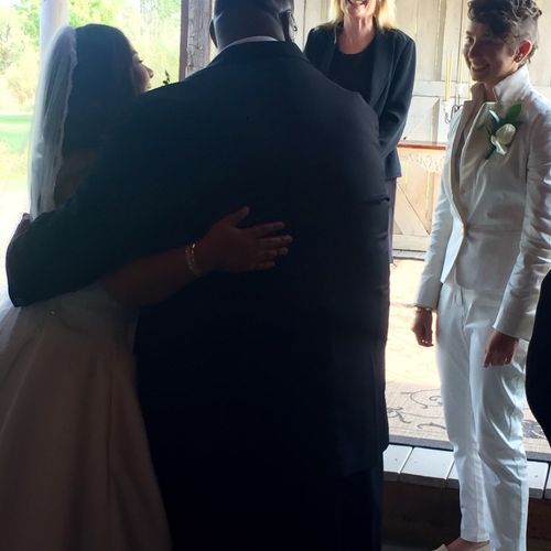 Rev. Tami performed our wedding ceremony & did a f