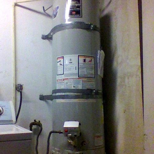 I just had my new water heater installed by A J at