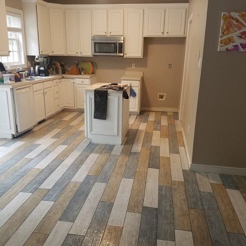 I hired Max M Tile to replace my existing downstai