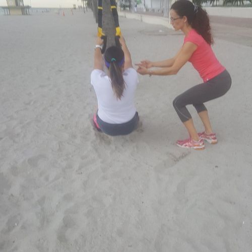 Alessandra, is great a great trainer. While workin