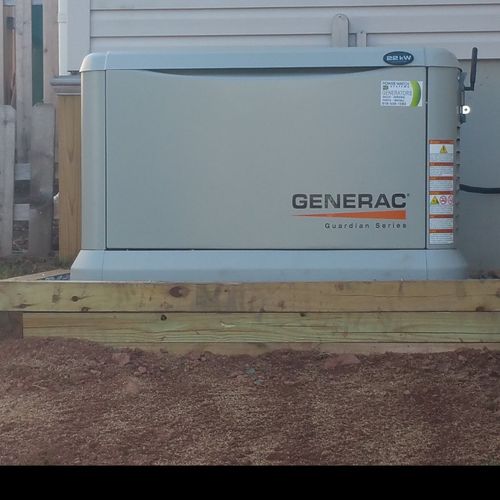 Power Watch Systems installed a 22kw home Generac 