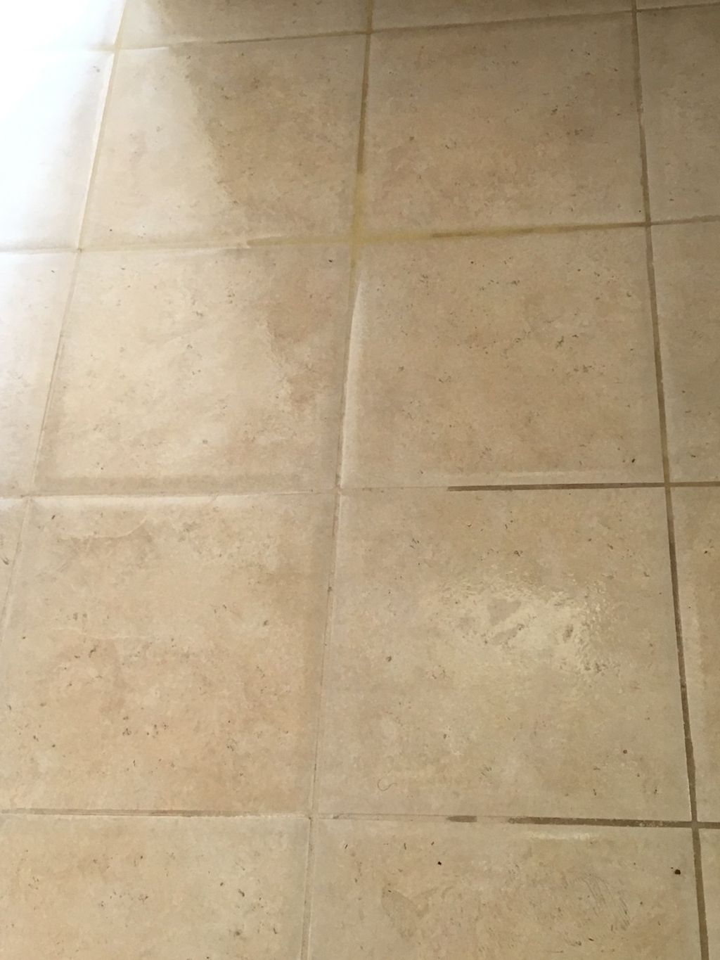 Tile floor cleaning was excellent. Friendly knowle