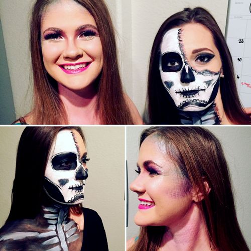 Andrea did a fantastic job on our halloween makeup
