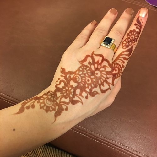 Nessa did hena for my whole family . She is truly 