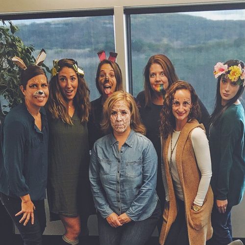 We did a halloween costume contest and went as Sna