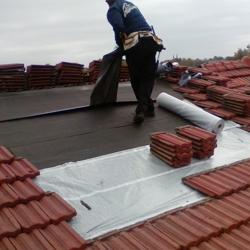 They did an excellent job on the section of roof t
