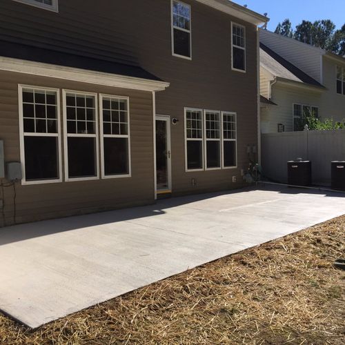 We hired Caydens Concrete to extend our existing 1