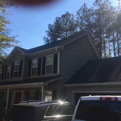 Apex cleaned my gutters and did an excellent job. 