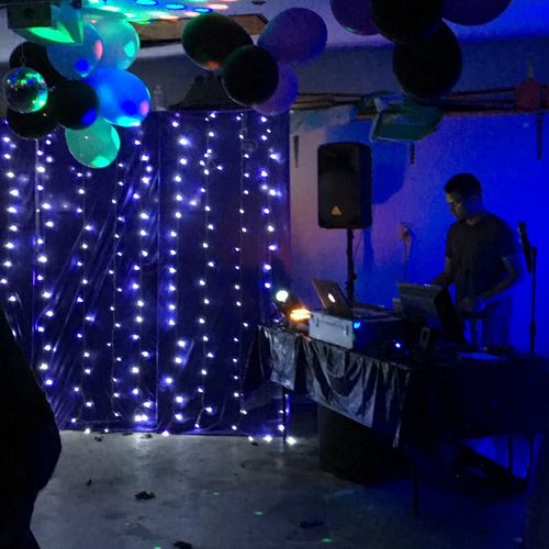 I hired David Moore to DJ my daughters sweet 16 pa