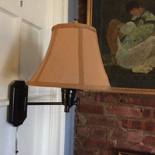 Joseph did an excellent job installing a wall lamp