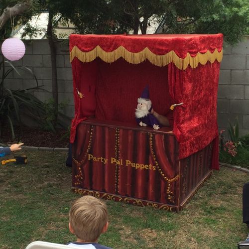 We hired Quality Entertainment to do a puppet show