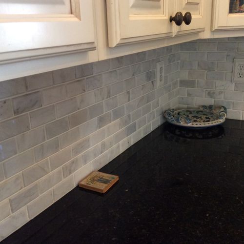 Triple A did a kitchen backsplash for me. They did