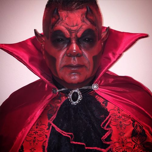 Brittany's Devil makeup- was such a hit last year 
