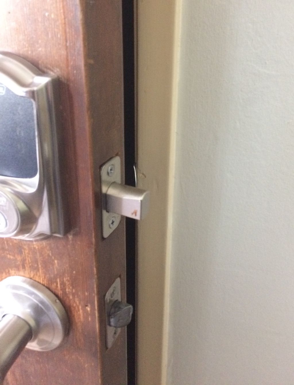 David came to fix a entry door that wasn't aligned