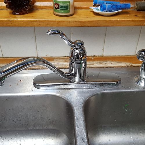 Had two faucets i syalled  Job well done and done 