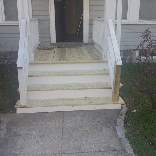 I recently had a front porch installed by the Litt