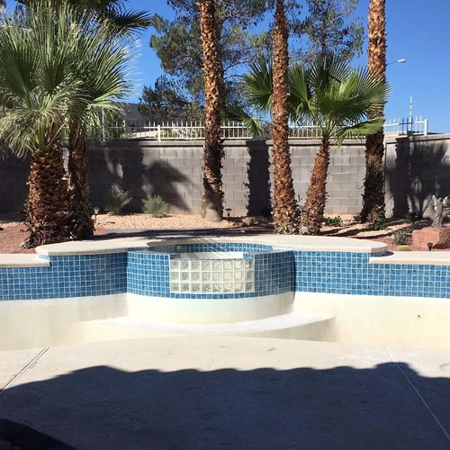 Jerry did a great job fully tiling our pool.  He a