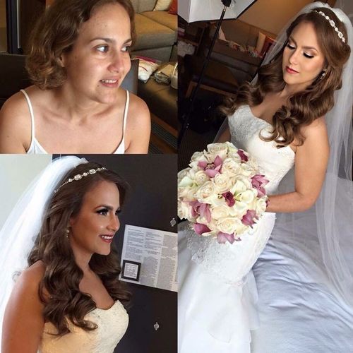 Very profesional, she did my wedding makeup I abso