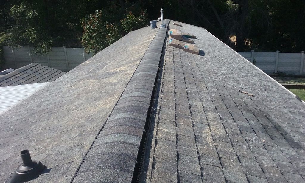 Installation of shingles excellent, this job is go